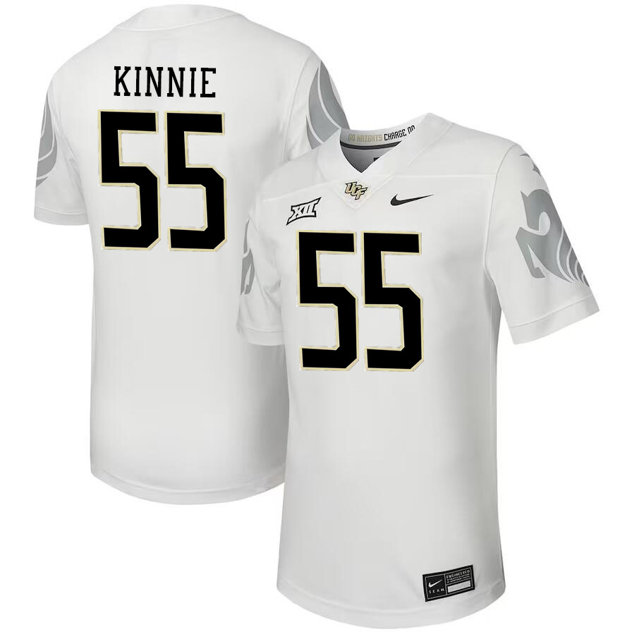 Men #55 Cameron Kinnie UCF Knights Big 12 Conference College Football Jerseys Stitched-Black